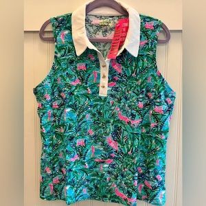 NWT Lilly Pulitzer Size XL Luxletic Imara polo